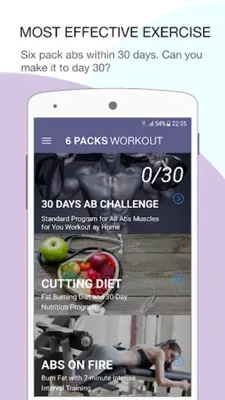 Six Pack Training - 30 Days challenge android App screenshot 4